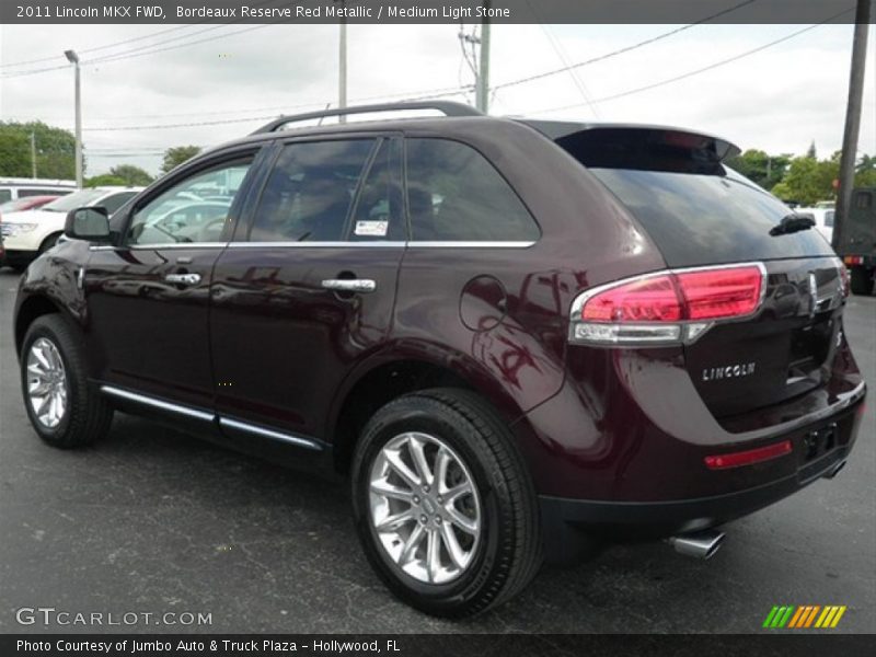 Bordeaux Reserve Red Metallic / Medium Light Stone 2011 Lincoln MKX FWD