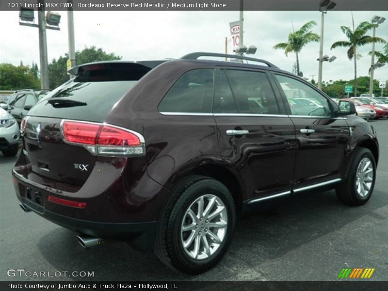 Bordeaux Reserve Red Metallic / Medium Light Stone 2011 Lincoln MKX FWD