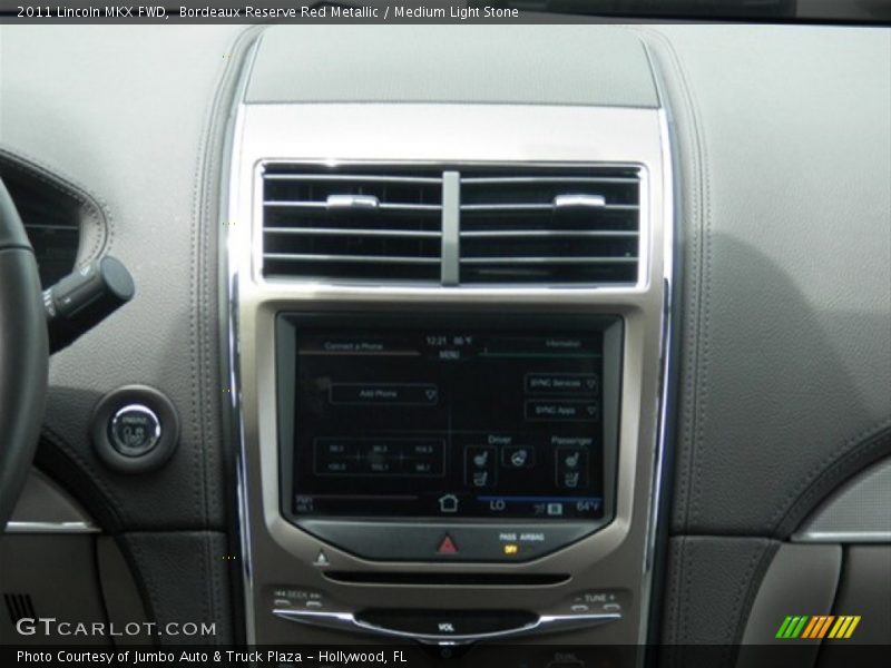 Bordeaux Reserve Red Metallic / Medium Light Stone 2011 Lincoln MKX FWD