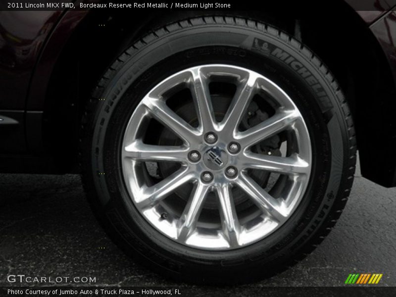 Bordeaux Reserve Red Metallic / Medium Light Stone 2011 Lincoln MKX FWD