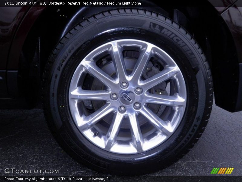 Bordeaux Reserve Red Metallic / Medium Light Stone 2011 Lincoln MKX FWD