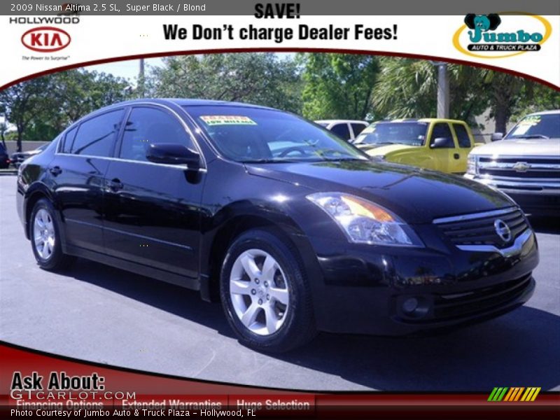Super Black / Blond 2009 Nissan Altima 2.5 SL