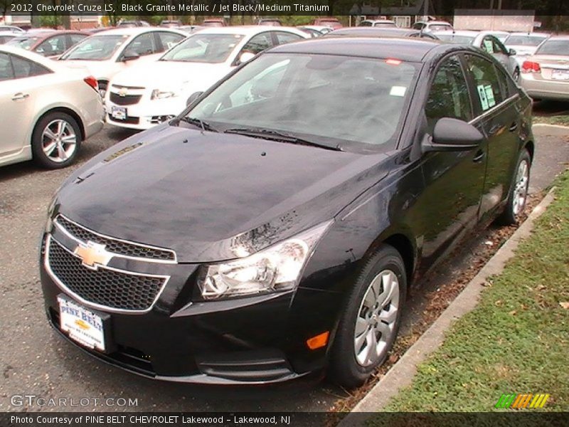 Black Granite Metallic / Jet Black/Medium Titanium 2012 Chevrolet Cruze LS