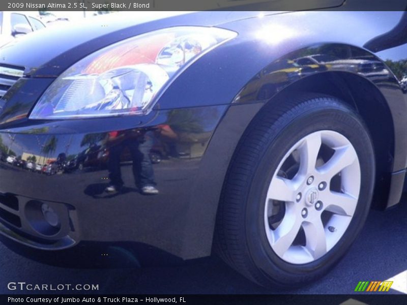 Super Black / Blond 2009 Nissan Altima 2.5 SL