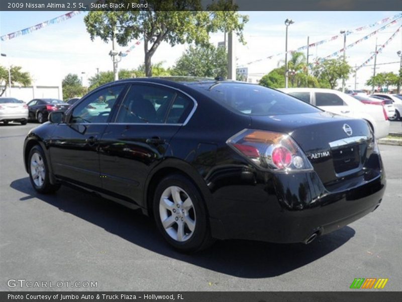 Super Black / Blond 2009 Nissan Altima 2.5 SL