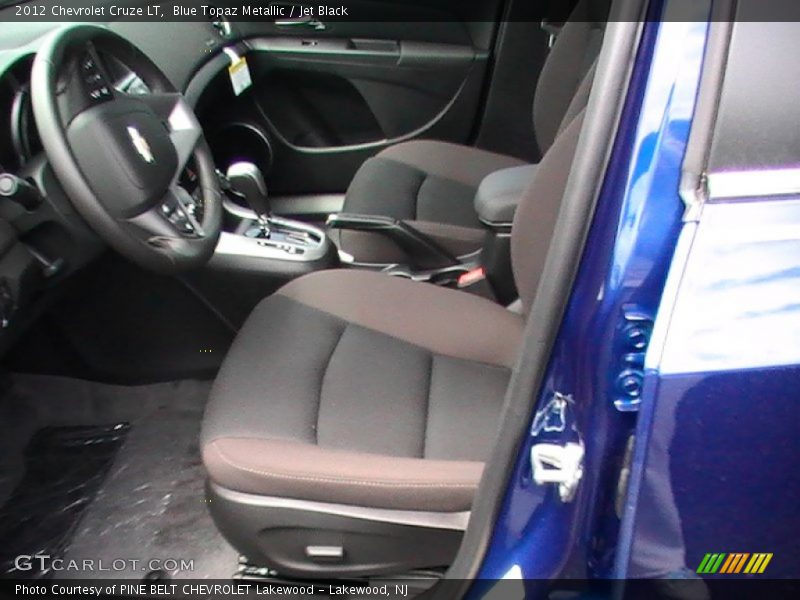 Blue Topaz Metallic / Jet Black 2012 Chevrolet Cruze LT