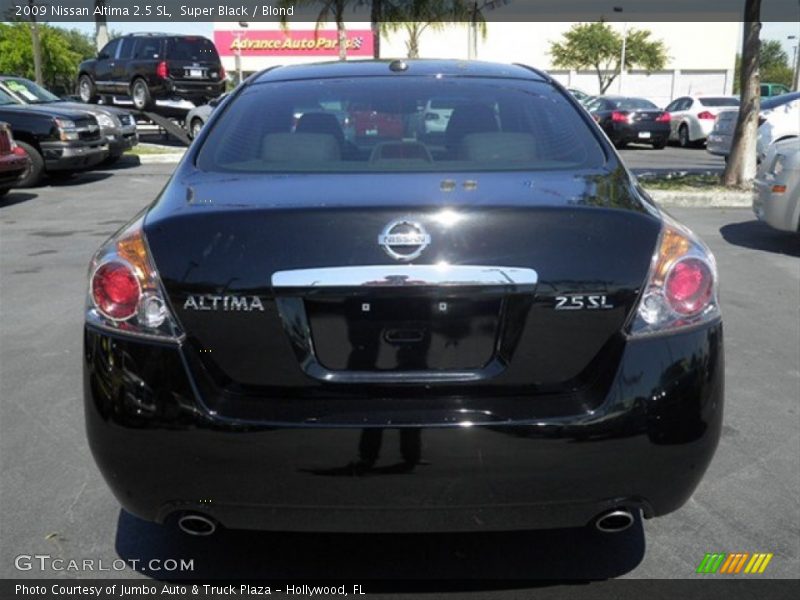 Super Black / Blond 2009 Nissan Altima 2.5 SL