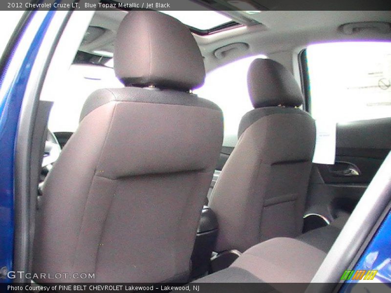 Blue Topaz Metallic / Jet Black 2012 Chevrolet Cruze LT
