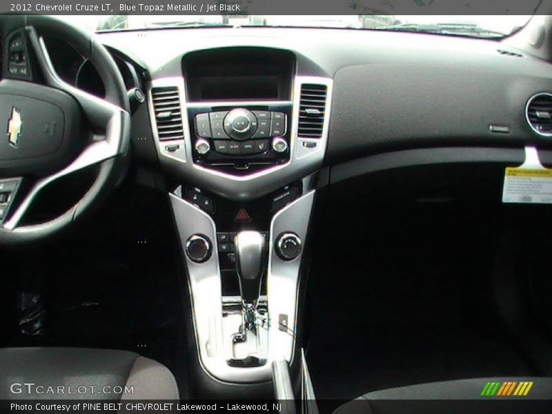 Blue Topaz Metallic / Jet Black 2012 Chevrolet Cruze LT