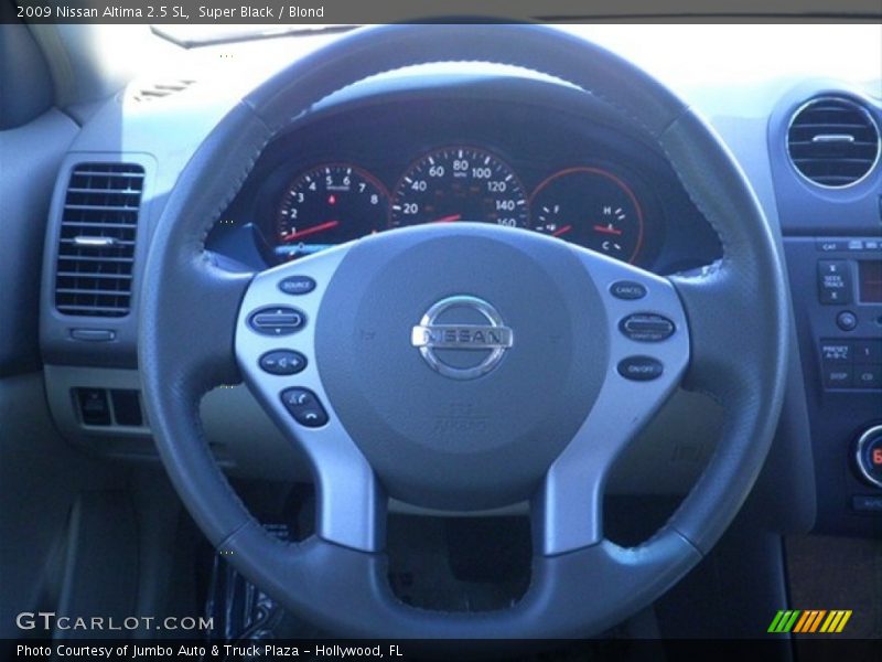 Super Black / Blond 2009 Nissan Altima 2.5 SL