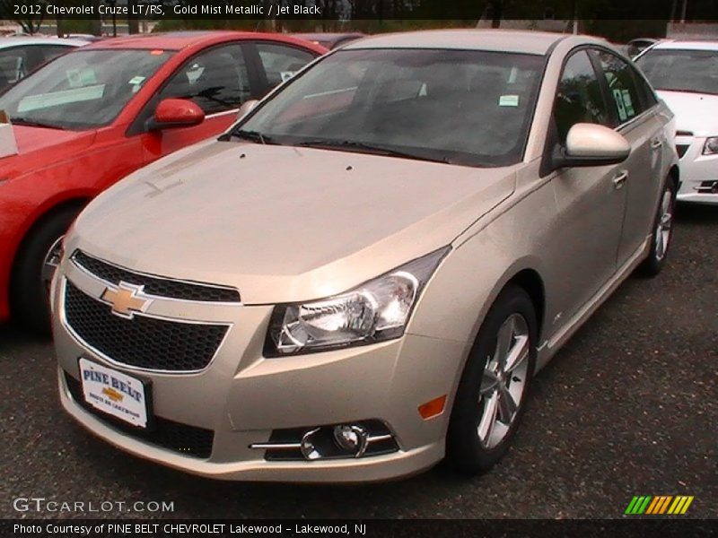 Gold Mist Metallic / Jet Black 2012 Chevrolet Cruze LT/RS