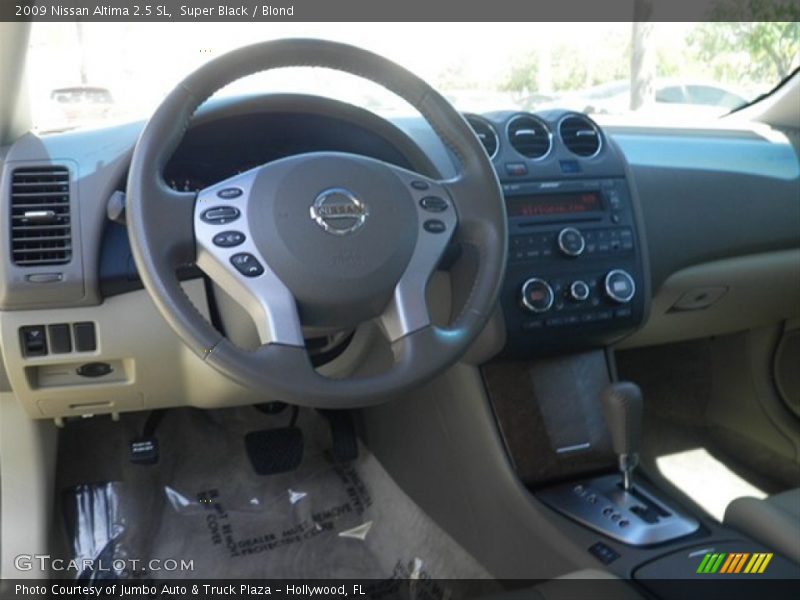 Super Black / Blond 2009 Nissan Altima 2.5 SL