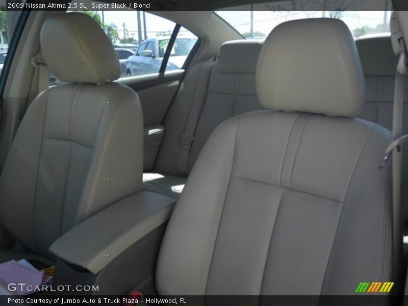 Super Black / Blond 2009 Nissan Altima 2.5 SL
