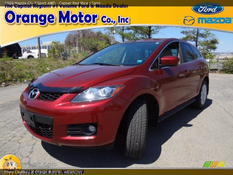 Copper Red Mica / Sand 2009 Mazda CX-7 Sport AWD