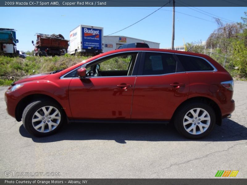 Copper Red Mica / Sand 2009 Mazda CX-7 Sport AWD