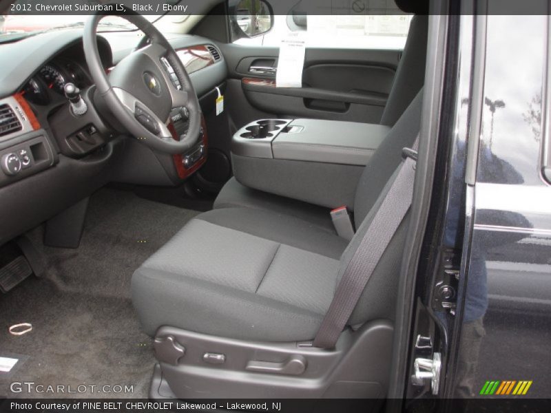  2012 Suburban LS Ebony Interior