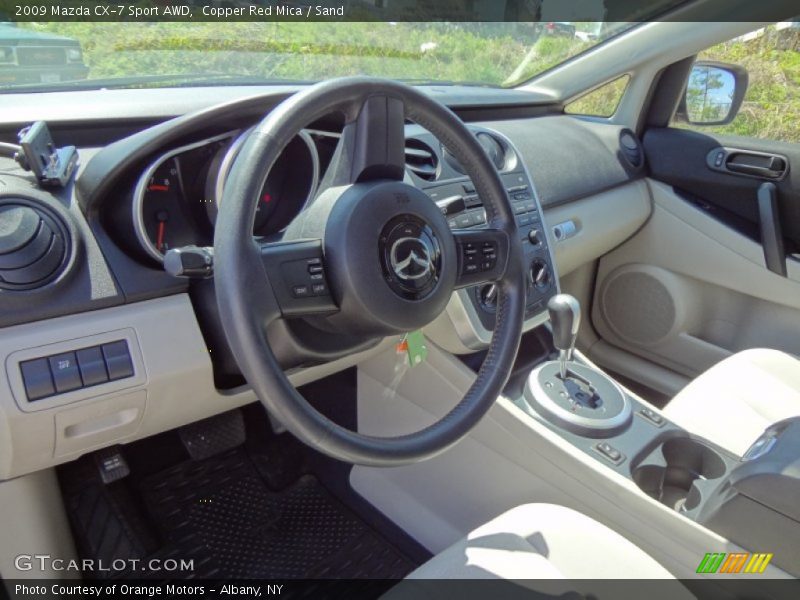 Copper Red Mica / Sand 2009 Mazda CX-7 Sport AWD