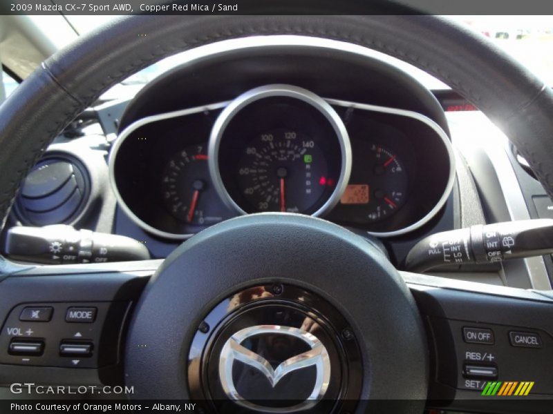 Copper Red Mica / Sand 2009 Mazda CX-7 Sport AWD