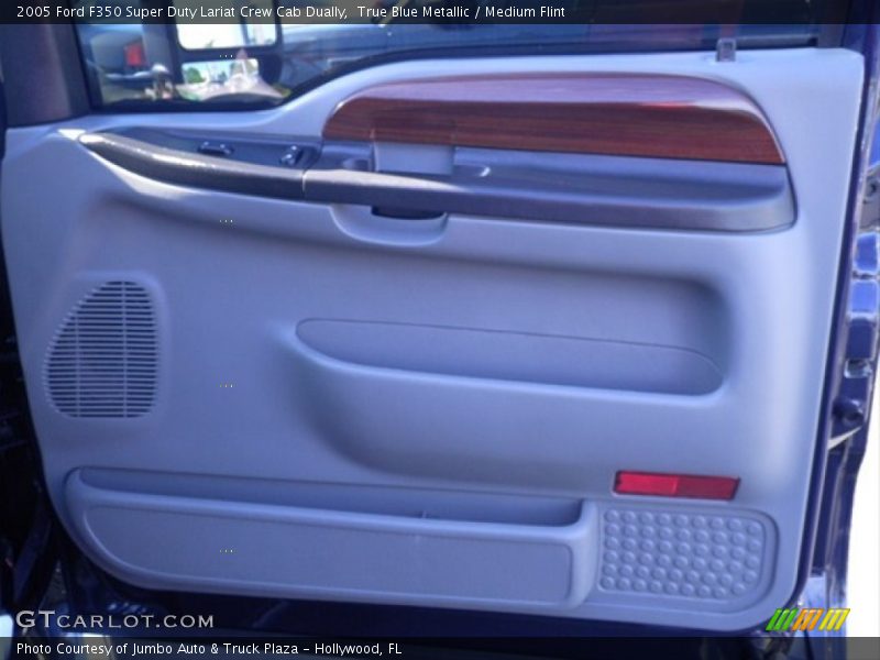 True Blue Metallic / Medium Flint 2005 Ford F350 Super Duty Lariat Crew Cab Dually