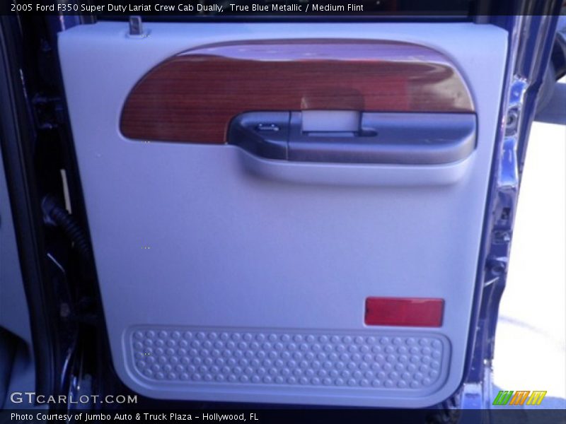 True Blue Metallic / Medium Flint 2005 Ford F350 Super Duty Lariat Crew Cab Dually