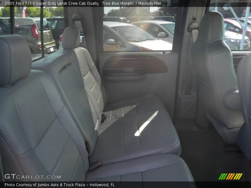 True Blue Metallic / Medium Flint 2005 Ford F350 Super Duty Lariat Crew Cab Dually