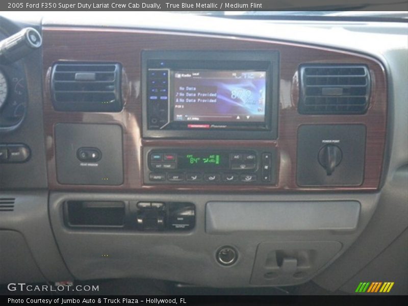 True Blue Metallic / Medium Flint 2005 Ford F350 Super Duty Lariat Crew Cab Dually