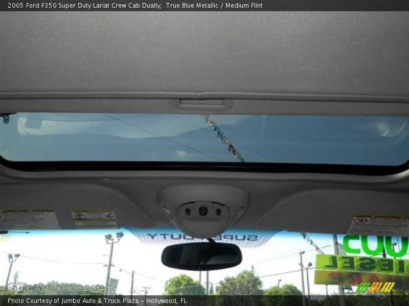 True Blue Metallic / Medium Flint 2005 Ford F350 Super Duty Lariat Crew Cab Dually
