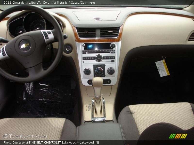 Gold Mist Metallic / Cocoa/Cashmere 2012 Chevrolet Malibu LT