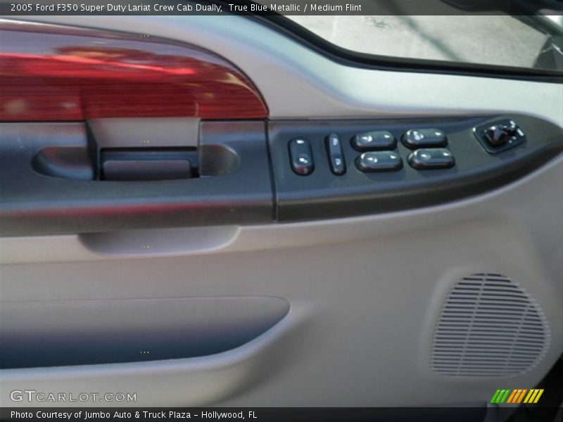 True Blue Metallic / Medium Flint 2005 Ford F350 Super Duty Lariat Crew Cab Dually