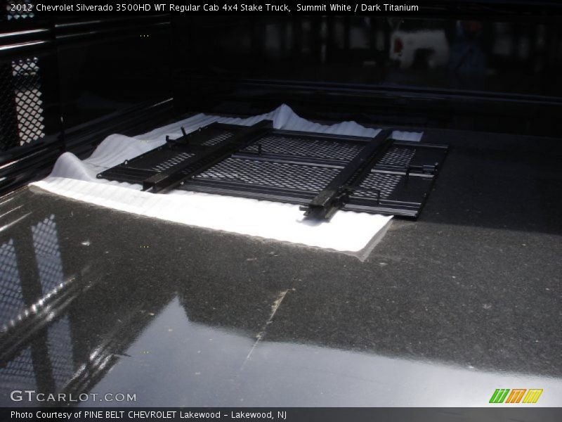 Summit White / Dark Titanium 2012 Chevrolet Silverado 3500HD WT Regular Cab 4x4 Stake Truck