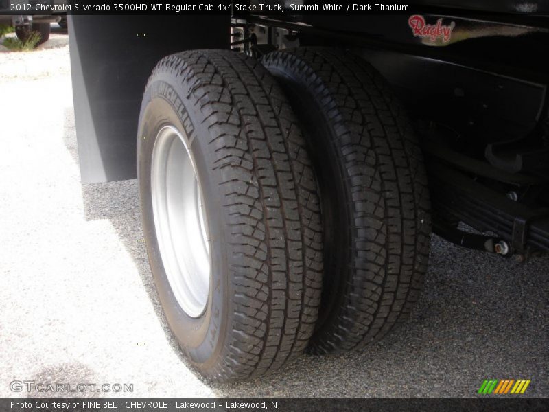 Summit White / Dark Titanium 2012 Chevrolet Silverado 3500HD WT Regular Cab 4x4 Stake Truck
