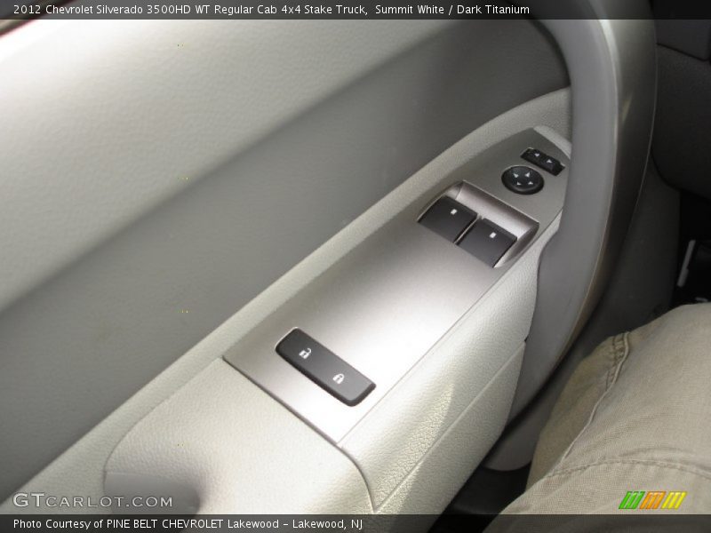Summit White / Dark Titanium 2012 Chevrolet Silverado 3500HD WT Regular Cab 4x4 Stake Truck