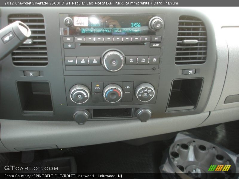 Summit White / Dark Titanium 2012 Chevrolet Silverado 3500HD WT Regular Cab 4x4 Stake Truck