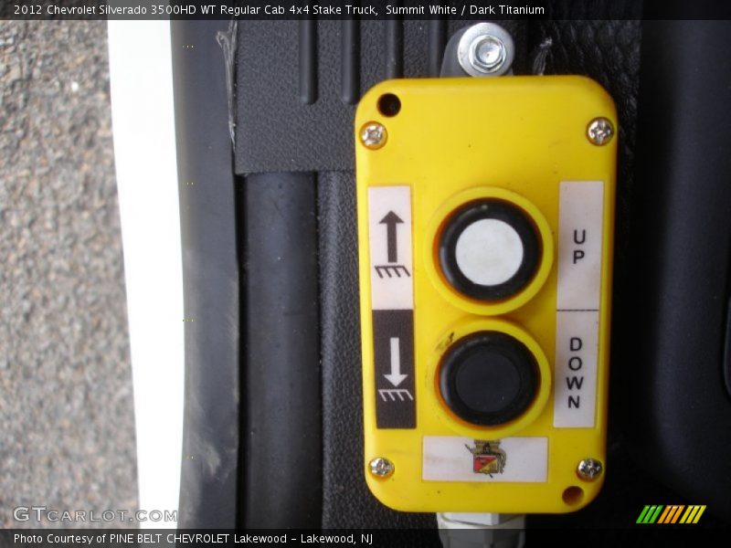 Summit White / Dark Titanium 2012 Chevrolet Silverado 3500HD WT Regular Cab 4x4 Stake Truck