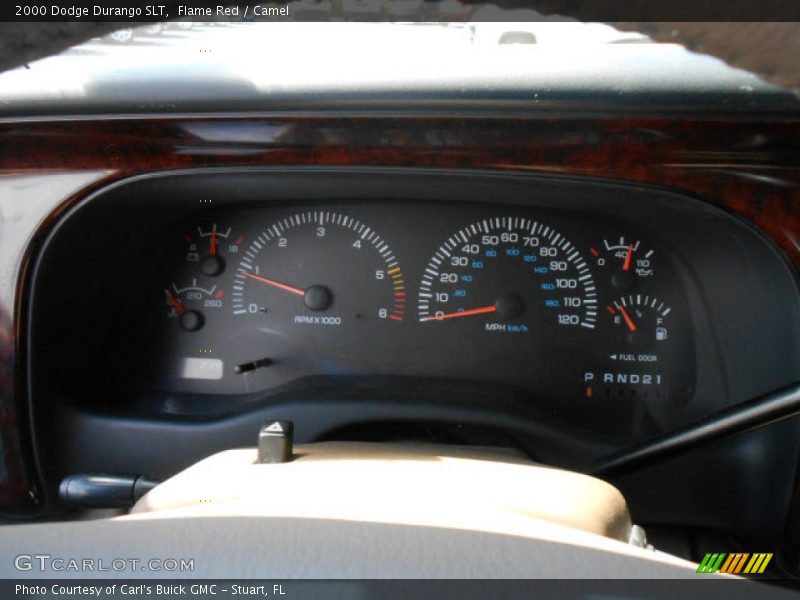 Flame Red / Camel 2000 Dodge Durango SLT