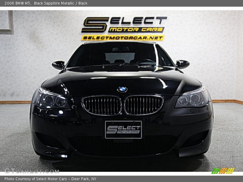 Black Sapphire Metallic / Black 2006 BMW M5