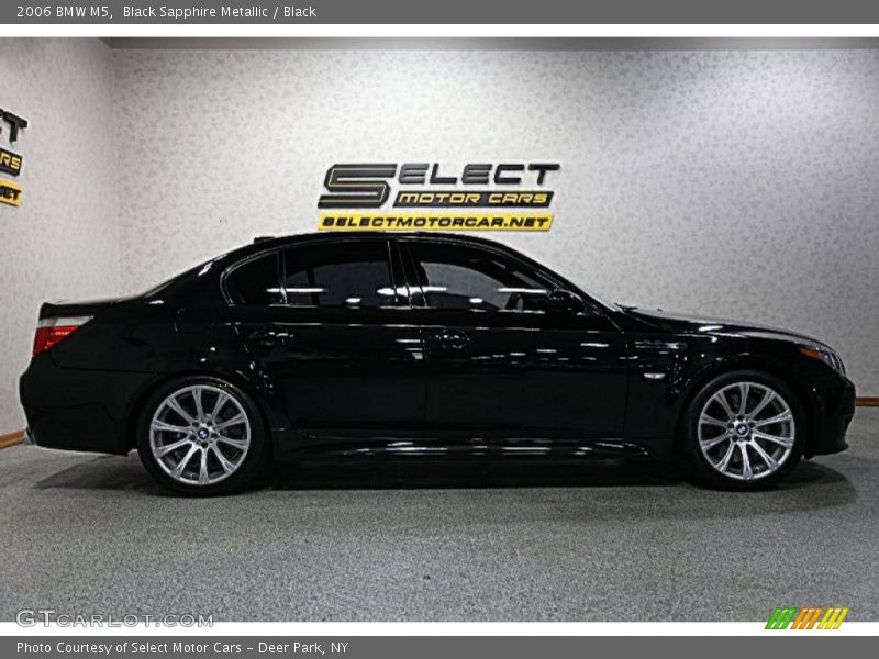 Black Sapphire Metallic / Black 2006 BMW M5