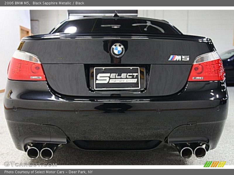 Black Sapphire Metallic / Black 2006 BMW M5