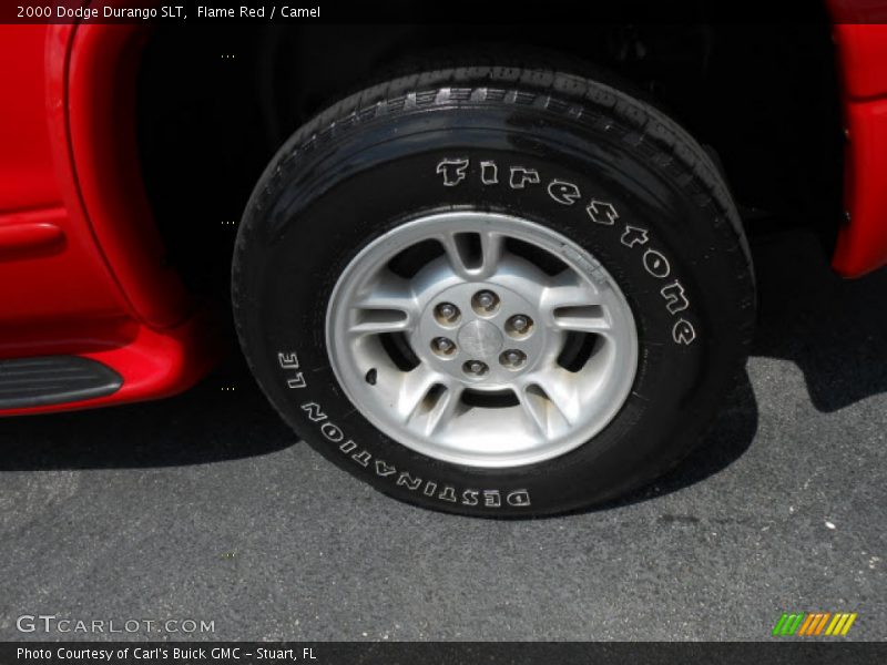 Flame Red / Camel 2000 Dodge Durango SLT