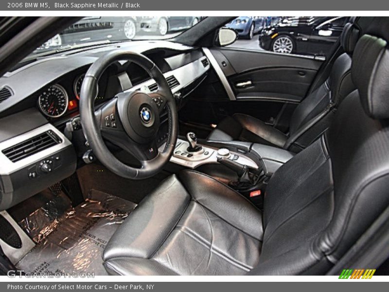 Black Sapphire Metallic / Black 2006 BMW M5