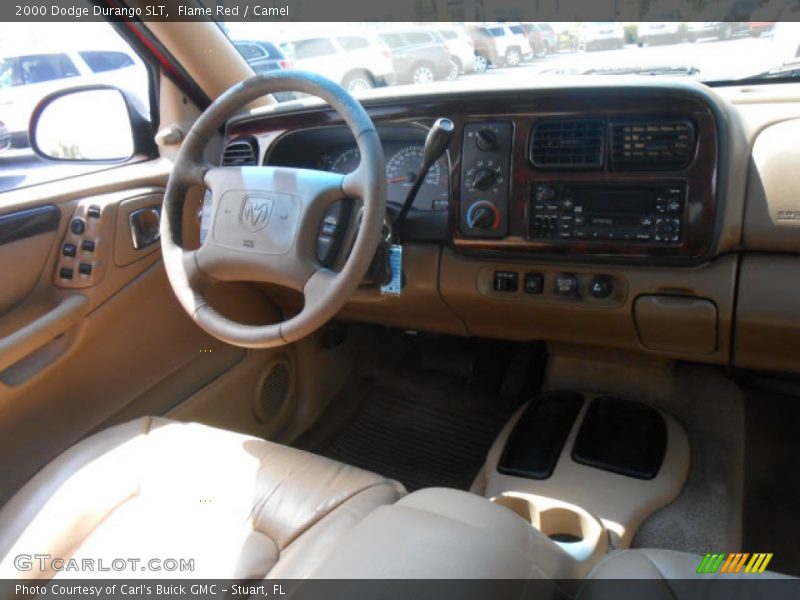 Flame Red / Camel 2000 Dodge Durango SLT
