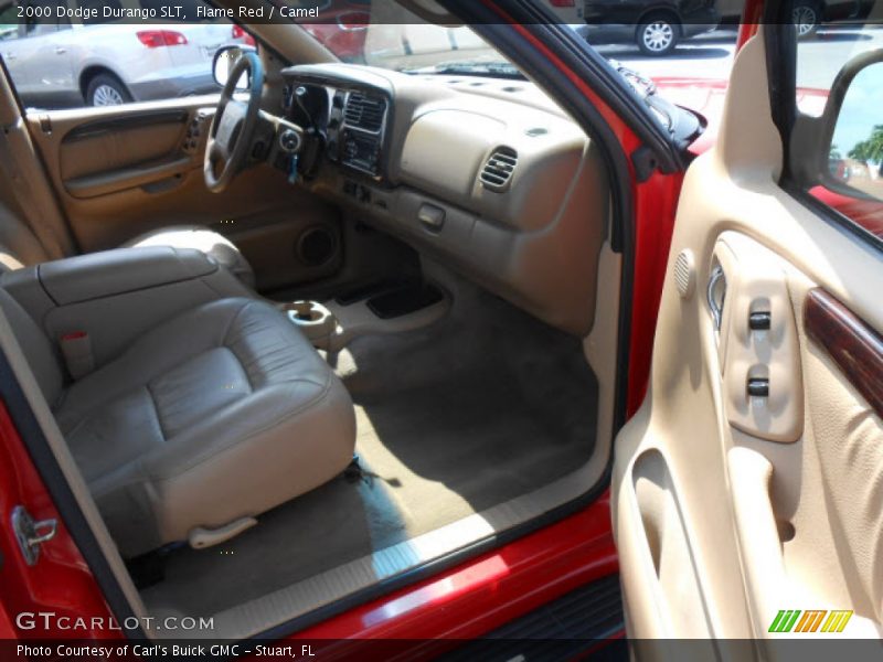 Flame Red / Camel 2000 Dodge Durango SLT