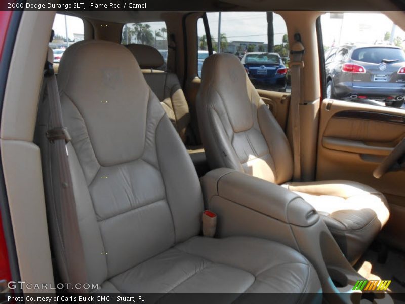 Flame Red / Camel 2000 Dodge Durango SLT