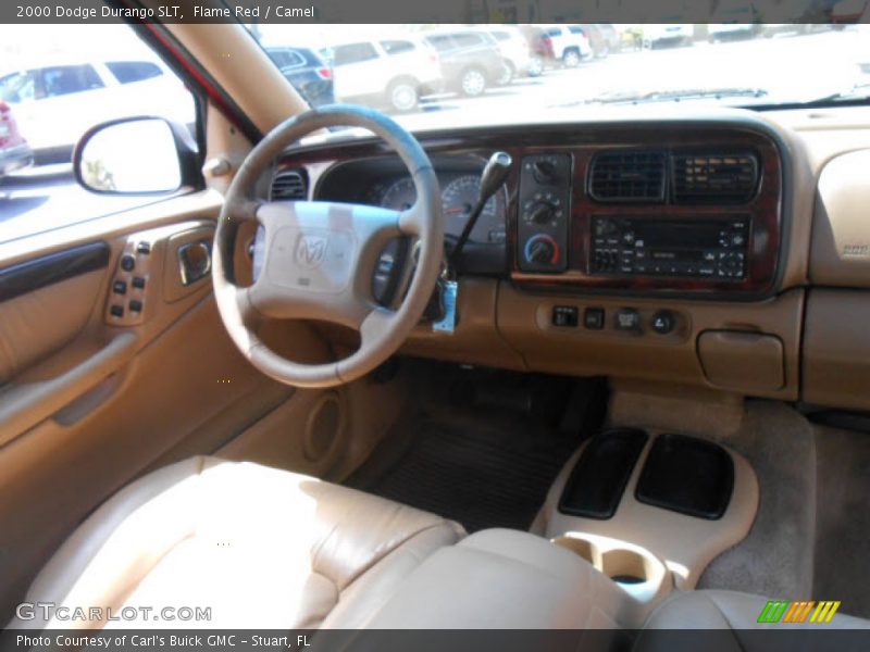 Flame Red / Camel 2000 Dodge Durango SLT