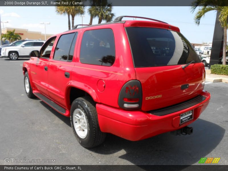 Flame Red / Camel 2000 Dodge Durango SLT