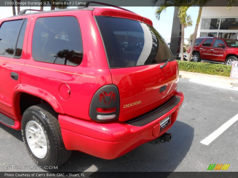 Flame Red / Camel 2000 Dodge Durango SLT