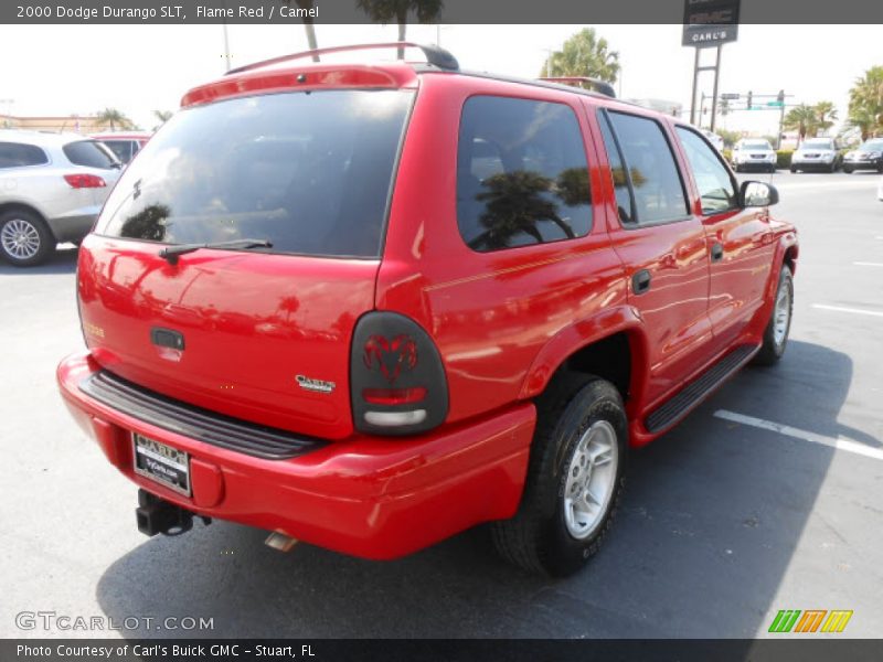 Flame Red / Camel 2000 Dodge Durango SLT