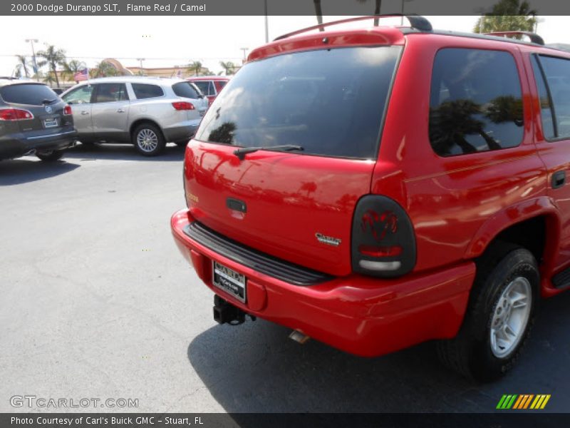 Flame Red / Camel 2000 Dodge Durango SLT