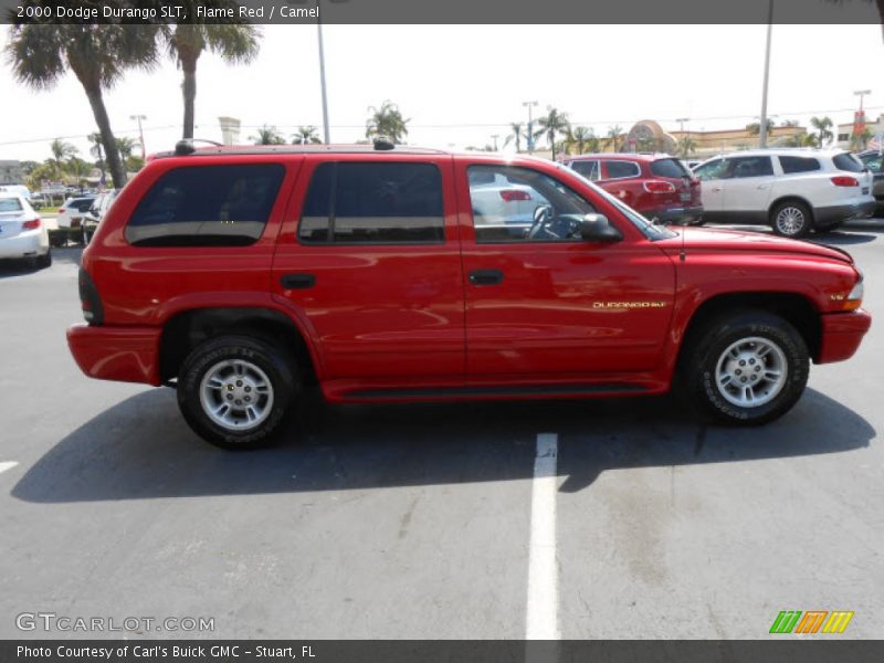 Flame Red / Camel 2000 Dodge Durango SLT
