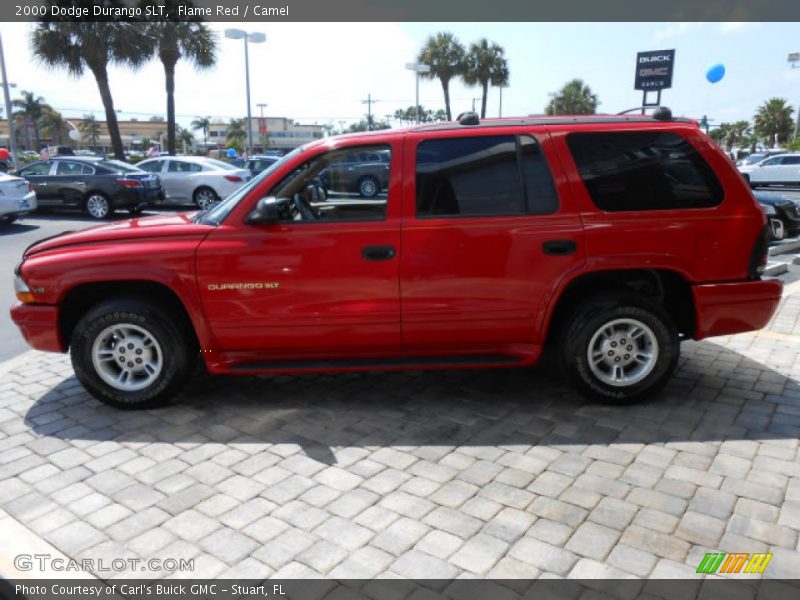 Flame Red / Camel 2000 Dodge Durango SLT